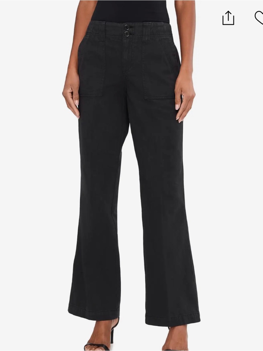 Sanctuary Ladies Reissue Peace Pants Dark Navy Boot Cut Size 28